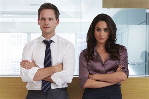 Meghan Markle Poses in Behind the Scenes Images from Suits